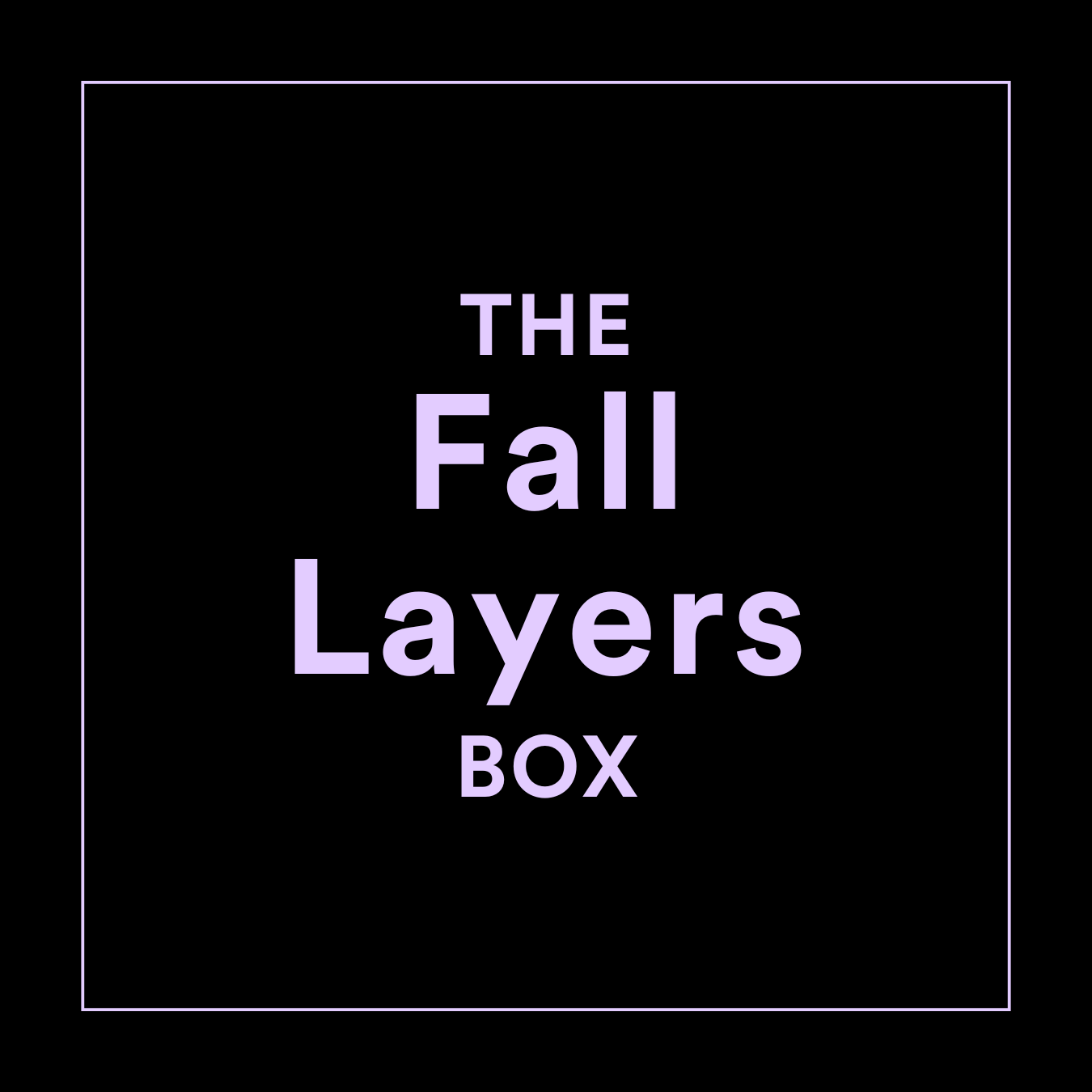 The Fall Layers Box