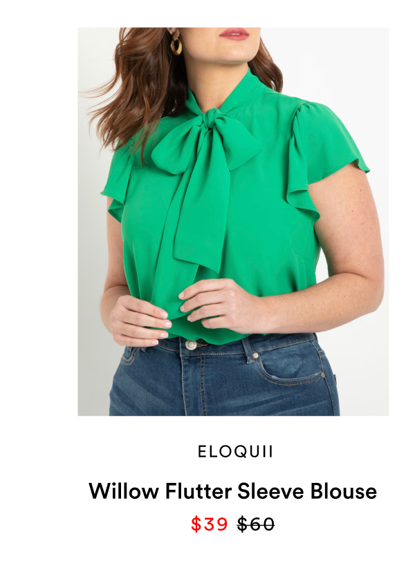 Willow Flutter Sleeve Blouse