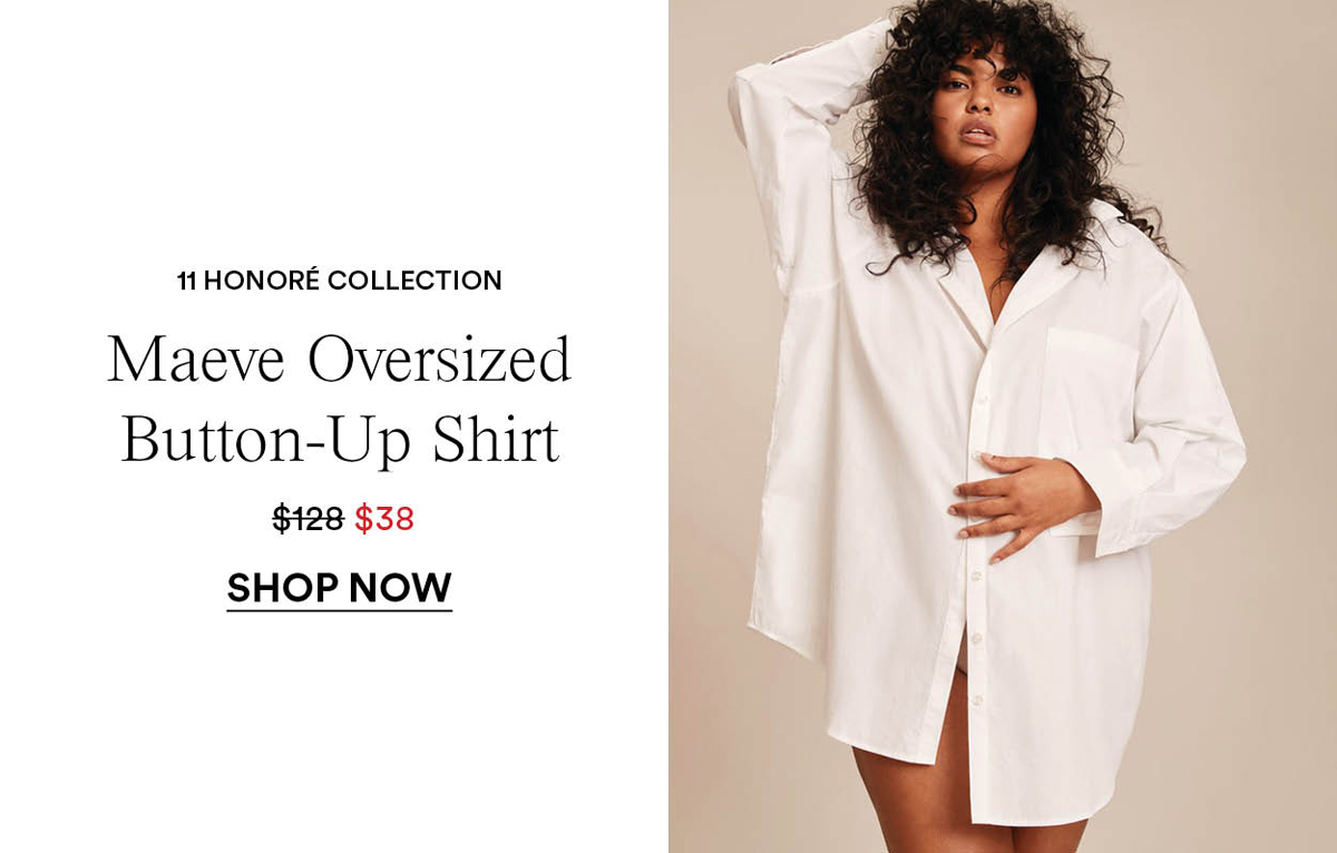 Maeve Oversized Button-Up Shirt