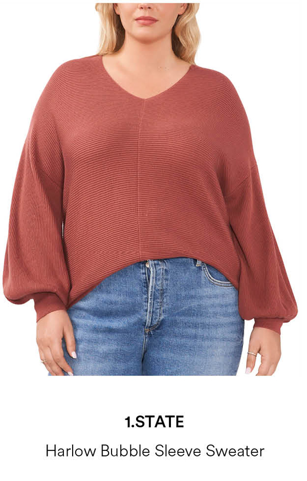 Harlow Bubble Sleeve Sweater