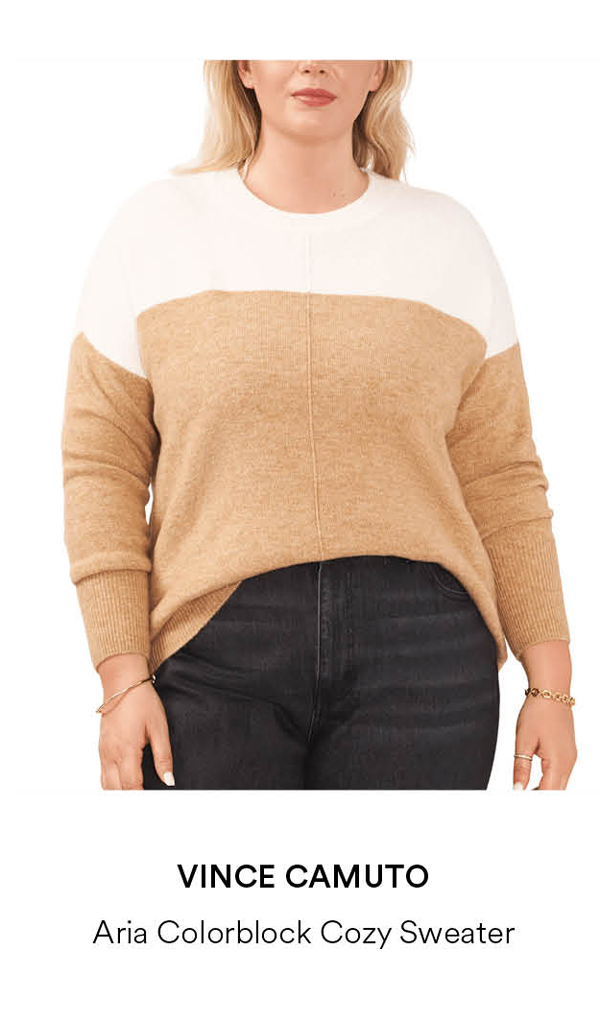 Aria Colorblock Cozy Sweater