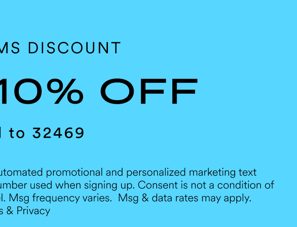 Exclusive SMS Discount. Extra 10% off Text JOIN to 32469. By signing up via text, you agree to receive recurring automated promotional and personalized marketing text messages (e.g. cart reminders) from Dia & Co at the cell number used when signing up. Consent is not a condition of any purchase. Reply HELP for help and STOP to cancel. Msg frequency varies.  Msg & data rates may apply. View Terms & Privacy