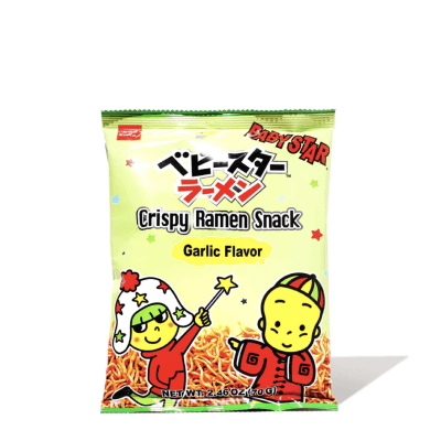 Oyatsu Baby Star Crispy Ramen Snack: Garlic