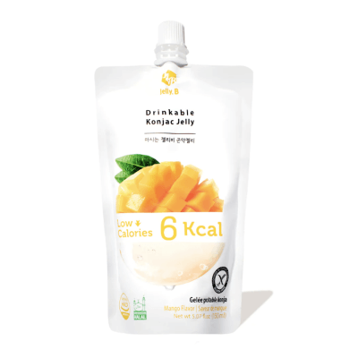 Jelly.B Low Calorie Drinkable Konjac Jelly: Mango