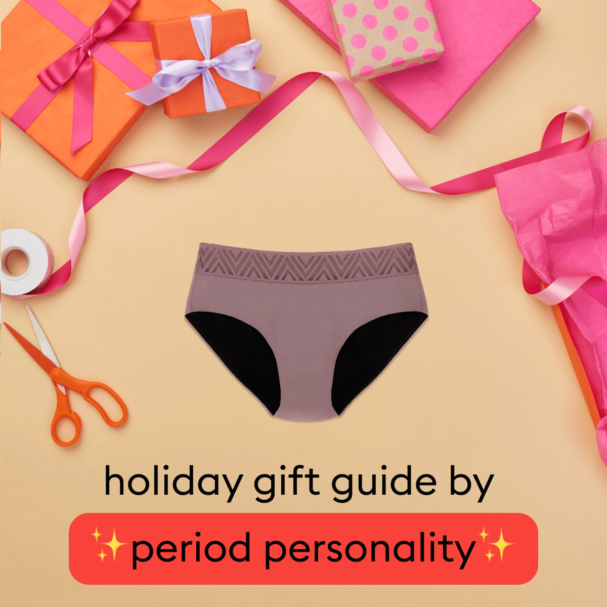 Holiday gift guide by period personality